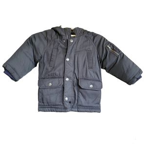 Baby Gap Kids Puffer Coat Down Hooded Lined Winter Snorkel Jacket size 2 Year